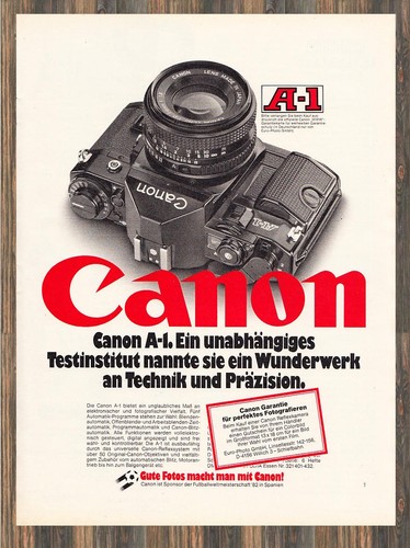 Canon reklame - a-1,