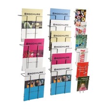 Wandprospekthalter aus Metall