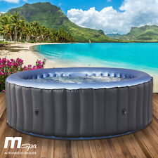 Whirlpool MSpa BERGEN 4 Personen aufblasbar Pool Wellness Massage Spa Ø180x70cm