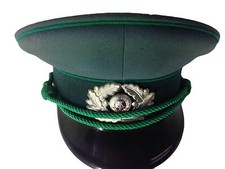 Schirmmütze Uniform NVA DDR VOPO BGS Wehrmacht Deutschland 83 Epoche erbsengrün 56cm