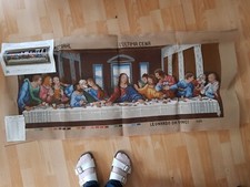 Gobelin Stickbild  120 x 45 cm Da Vinci Das Abendmahl - ohne Garn
