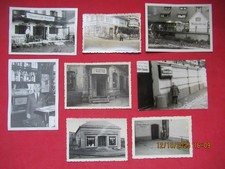 8 Alte Fotos * Gaststätten / Kiosk / Geschäfte / ca. 1920 - 1960 * Vintage