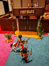 Playmobil Western Fort Brave 5245 mit Erweiterung