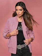 Jacke Rosa 34 HEINE Damen Premium Leder Blouson Leder " UVP: 179€ - 4.4560
