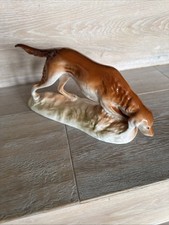 Porzellanfigur jagdhund jagd - porzellanfigur,