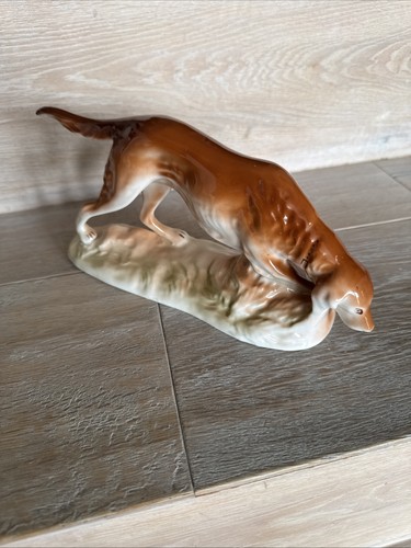 Porzellanfigur jagdhund jagd - jagdhund,