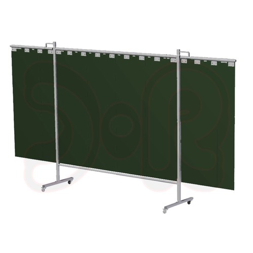 Stellwand 375 breit grün - stellwand,
