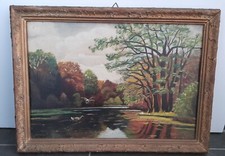 Altes Gemälde Öl auf Holz