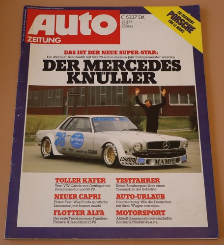 Auto zeitung 1978 mercedes - zeitung,
