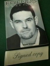 DAVID TRAYNOR +SIGNED+ 'FRIENDS IN HIGH PLACES' PAPERBACK,BORN IN MERSEYSIDE.