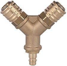 Druckluft-Verteiler 2-fach