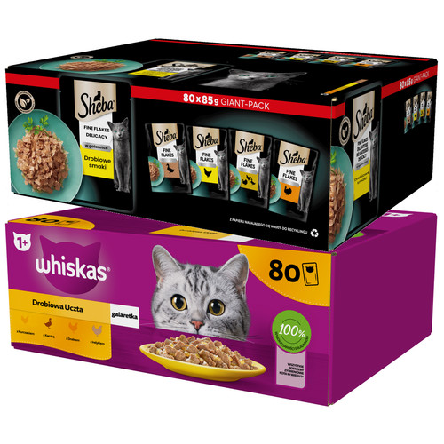 Katzenfutter 160x85g whiskas - katzenfutter,