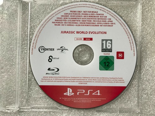Jurassic world evolution ps4 - jurassic,