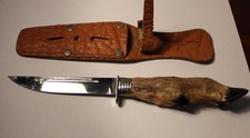 Hirschfänger DDR in Lederscheide, unverschliffen, alles guter Zustand (4)
