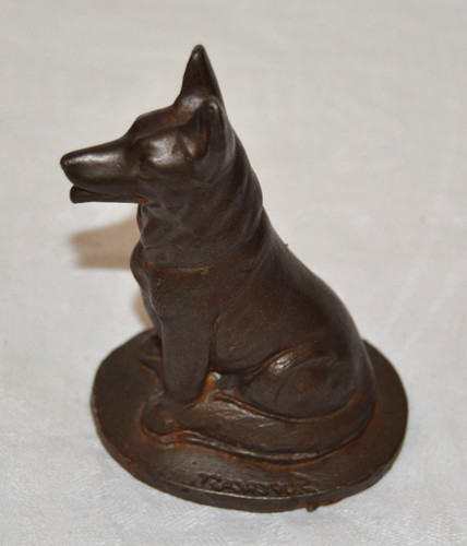 Antike supercast hundefigur - antike,