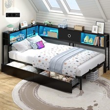 Schlafsofa 90x200 Eckbett mit