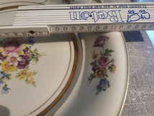 porzellan prunkteller veb und