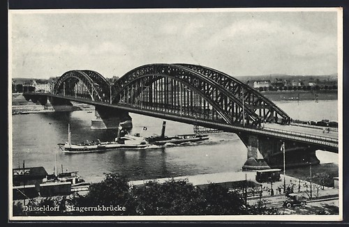 Düsseldorf skagerrakbrücke - düsseldorf,,