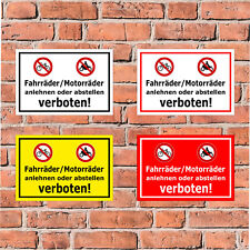 Schild Fahrräder /