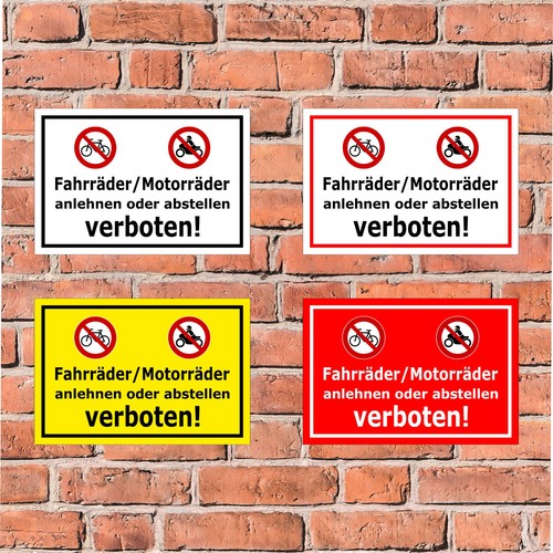 Schild fahrräder - schild,