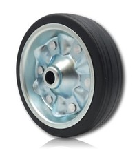 Ersatzrad passend für KNOTT 200 x 50mm 500kg Stützrad Anhänger Vollgummi
