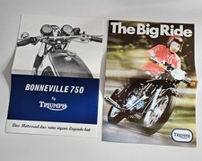 Triumph Bonneville 750 Broschüre Prospekte