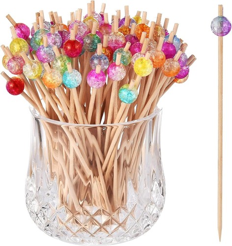 100 cocktailspieße holz - 100,