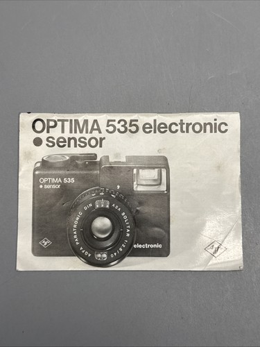 Agfa optima 535 - optima, electronic