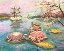 acrylbild auf leinwand von