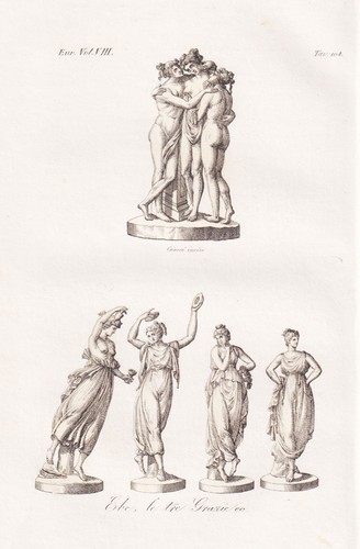Hebe the three graces antonio - hebe,