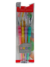 Faber-Castell 481620 Pinsel 4er Set Pastell Softgriffstück