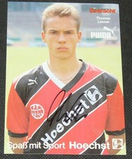 Thomas Lasser - Autogrammkarte