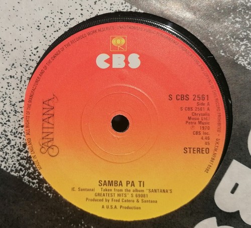 Santana samba 1970 - 1970, 7"