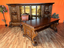 Nr.1320+1984+1651 Wilhelm Albrecht Herrenzimmer Nussbaum Antik restauriert