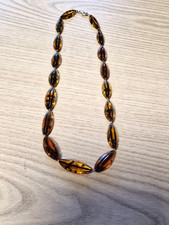 absolut edle Bernsteinkette aus geschliffenen ausgesuchten Fundstücken