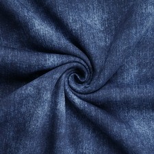 Sweatshirtstoff Jeansoptik mit