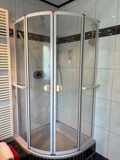 Hoesch Design Delos Duschwanne 935x935 cm in Broadway/Hüppe Duschabtrennung etc.