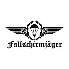 Springerabzeichen Fallschirmjäger - Aufkleber Auto Tattoo Stick Militär Bund V2 