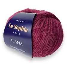 La Sophia Wolle Alpaka mit Merino Strickgarn 50g Alpaka Wolle zum Stricken