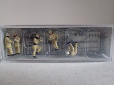 Preiser Feuerwehr Einsatzkleidung modern beige Löschangriff 10771 1:87 OVP 5Fig