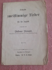 altes antikes Buch Wienand 16 zeistimmige Lieder  ca. 1920  Broschüre