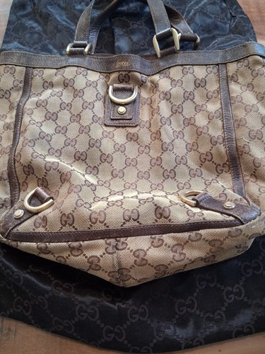 Gucci canvas tragetasche - gucci, gg