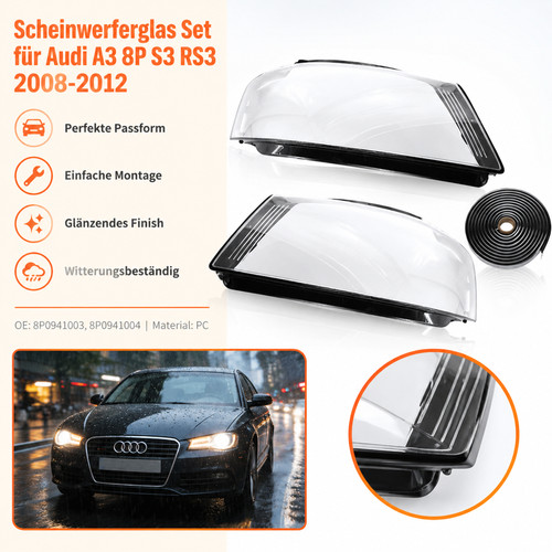Scheinwerferglas 2x - l+r,