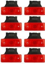 8x Red LED Clearance Lights
