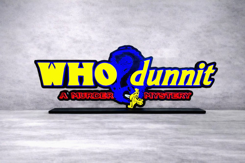 Who dunnit pinball topper - who, dunnit?