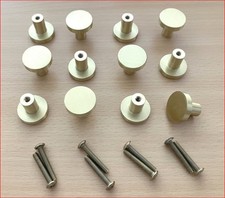 Möbelknauf Möbelgriff Messing  12 Stück Set neuwertig