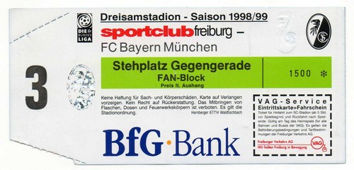 Ticket freiburg bayern - sc,
