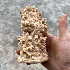 Boxwood Carving 18 Arhat