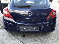 Opel Corsa D Stoßfänger hinten Heckschürze 3 türer Z20Z Royalblau Stoßstange