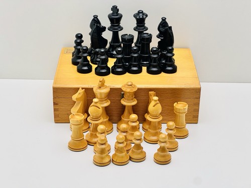 Vintage schachfiguren echt - vintage,